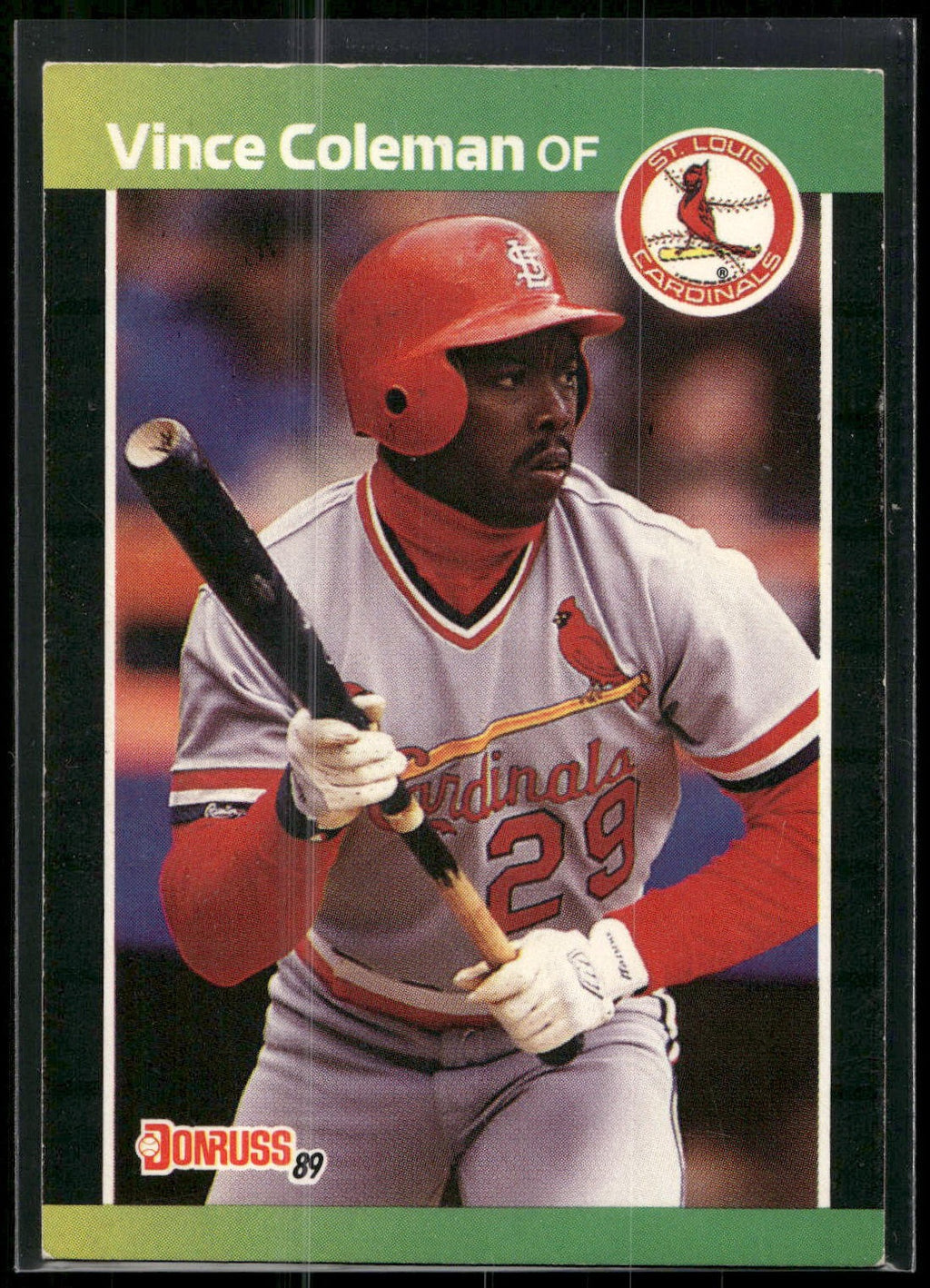 1989 Donruss #181d Vince Coleman