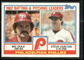 1983 Topps #229 Phillies Leaders / Checklist (Bo Diaz / Steve Carlton)