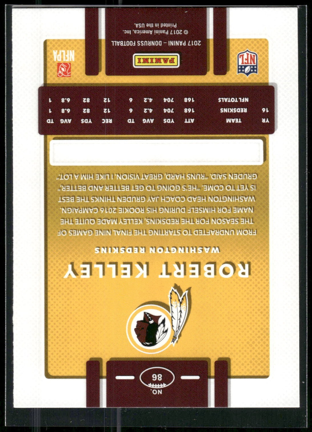 2017 Donruss #86 Robert Kelley