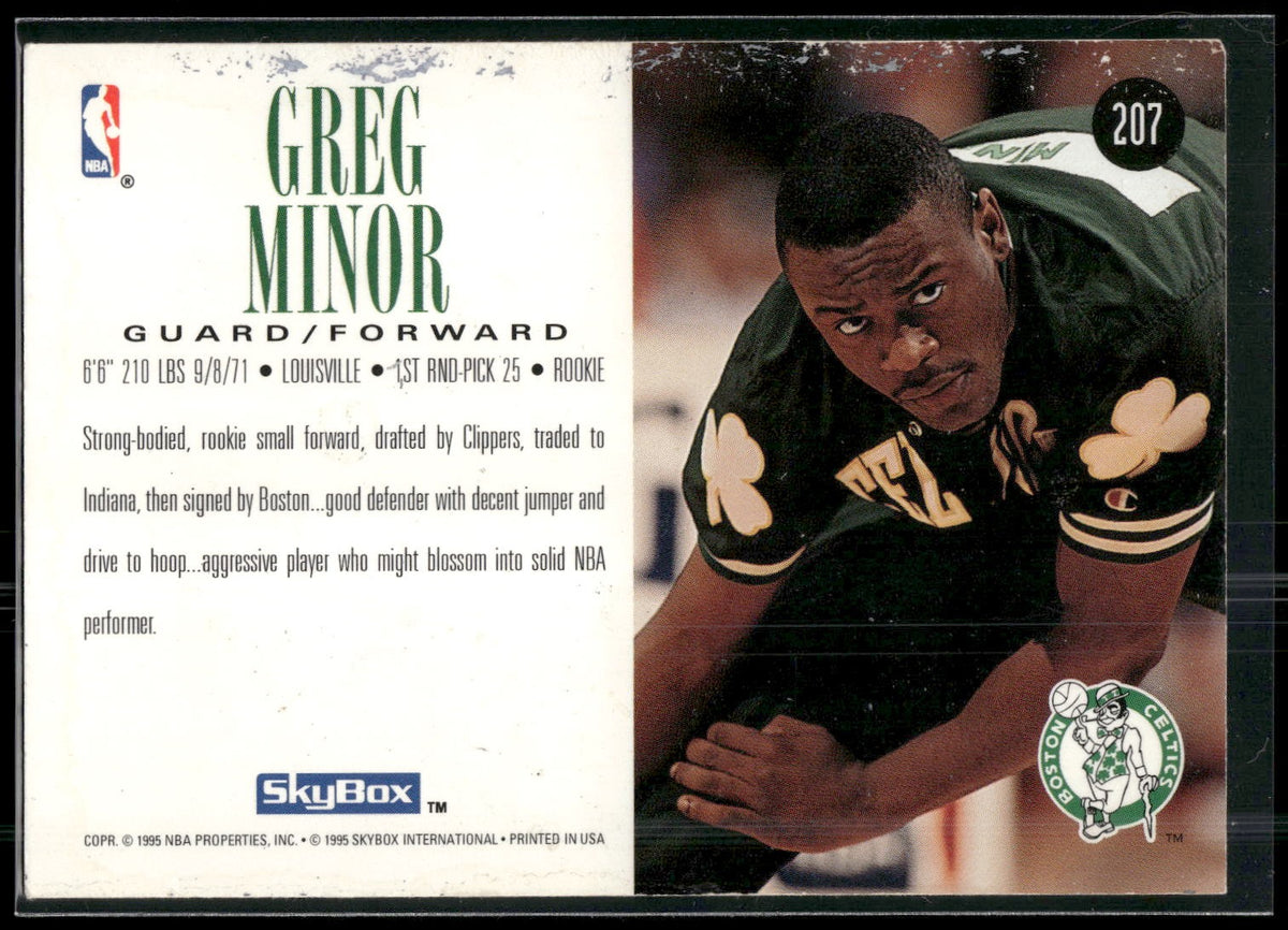 1994-95 SkyBox Premium #207 Greg Minor