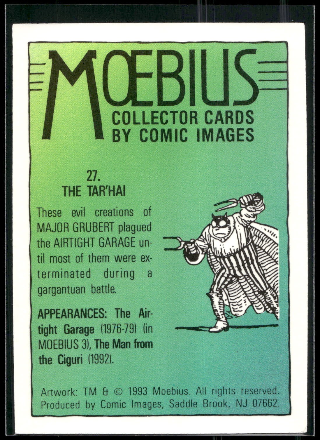 1993 Comic Images Moebius #27 The Tar'Hai