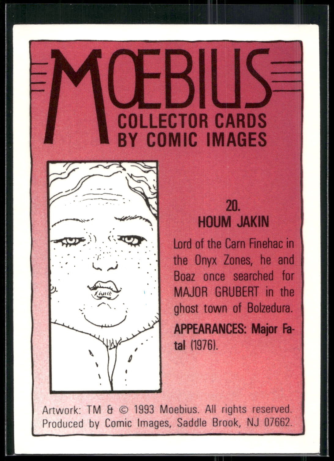 1993 Comic Images Moebius #20 Houm Jakin