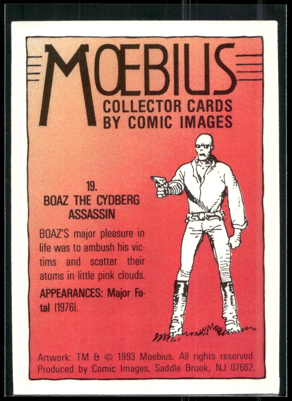 1993 Comic Images Moebius #19 Boaz the Cydberg Assassin