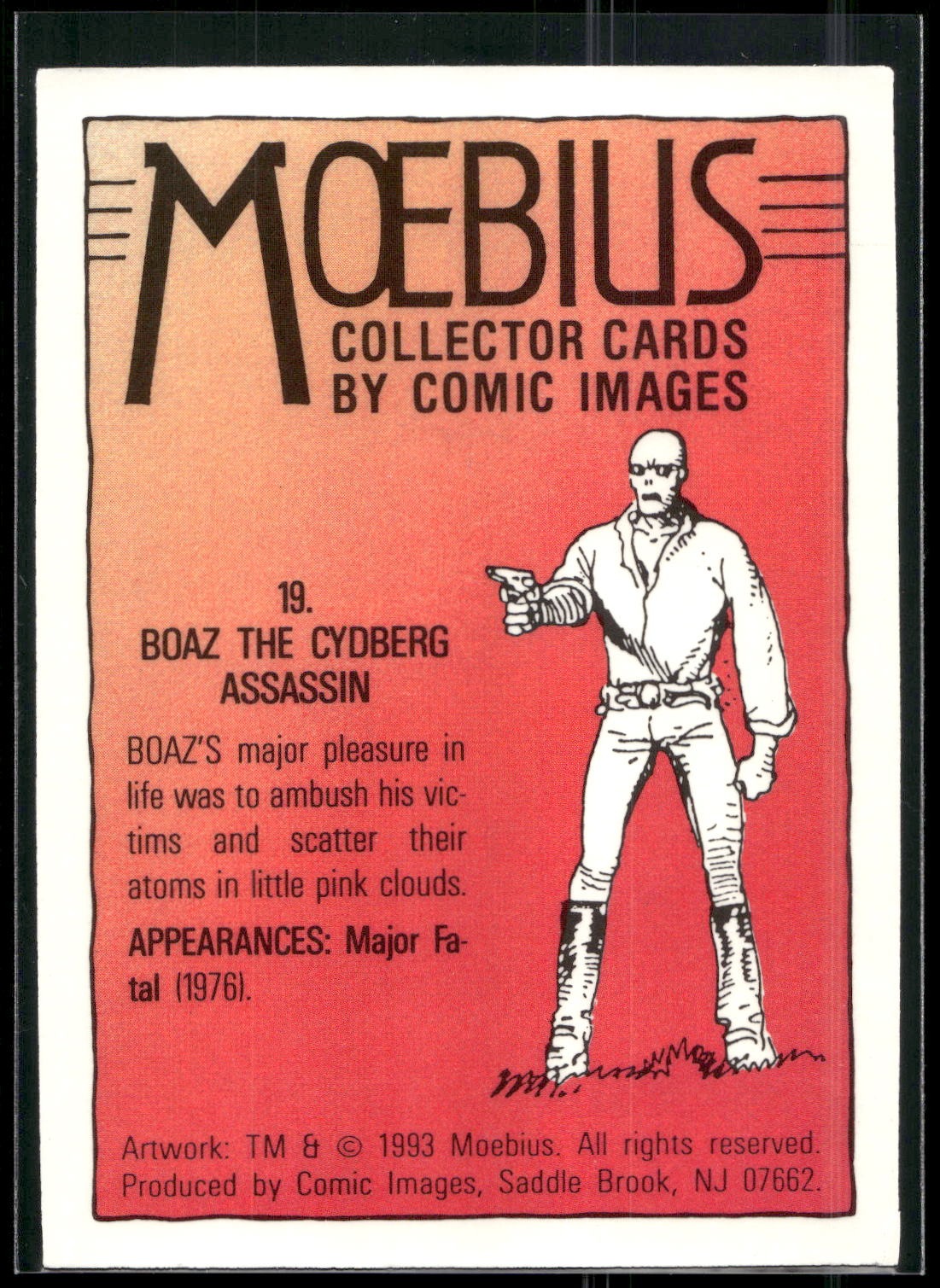 1993 Comic Images Moebius #19 Boaz the Cydberg Assassin