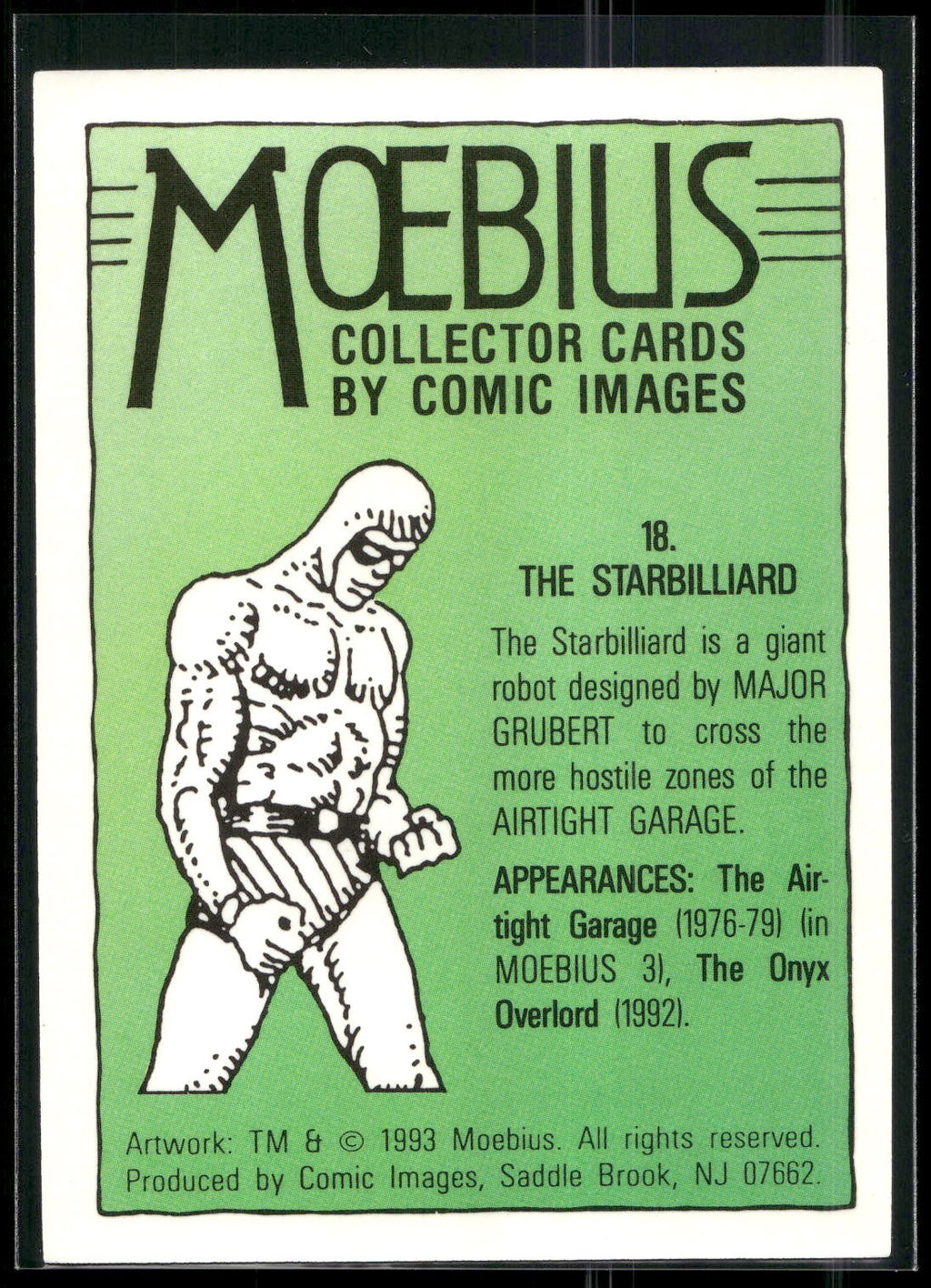 1993 Comic Images Moebius #18 The Starbilliard