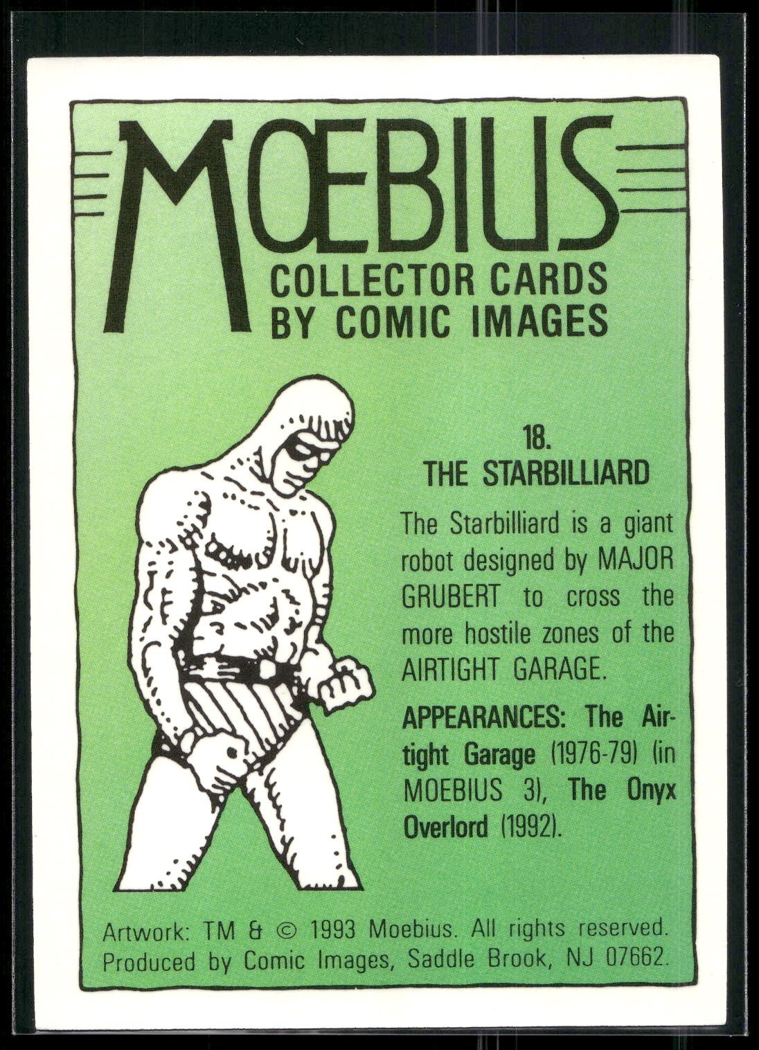 1993 Comic Images Moebius #18 The Starbilliard