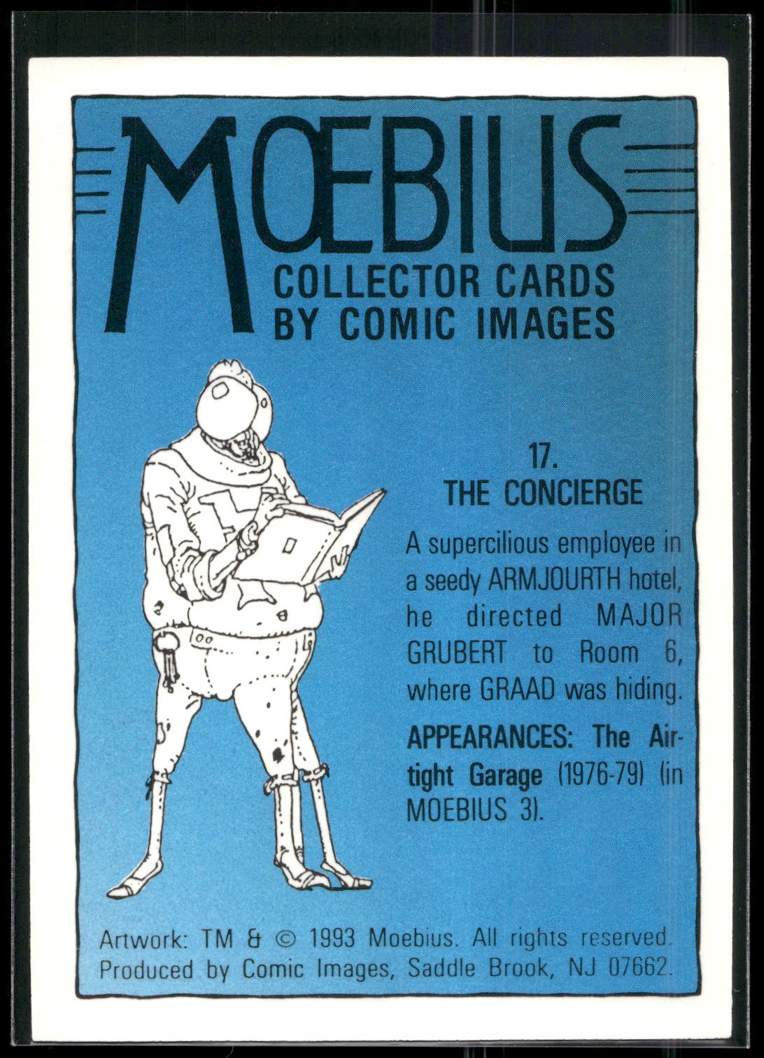 1993 Comic Images Moebius #17 The Concierge