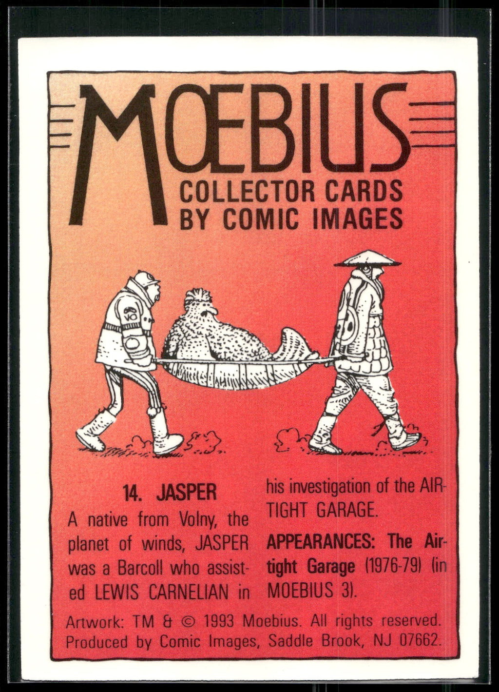 1993 Comic Images Moebius #14 Jasper