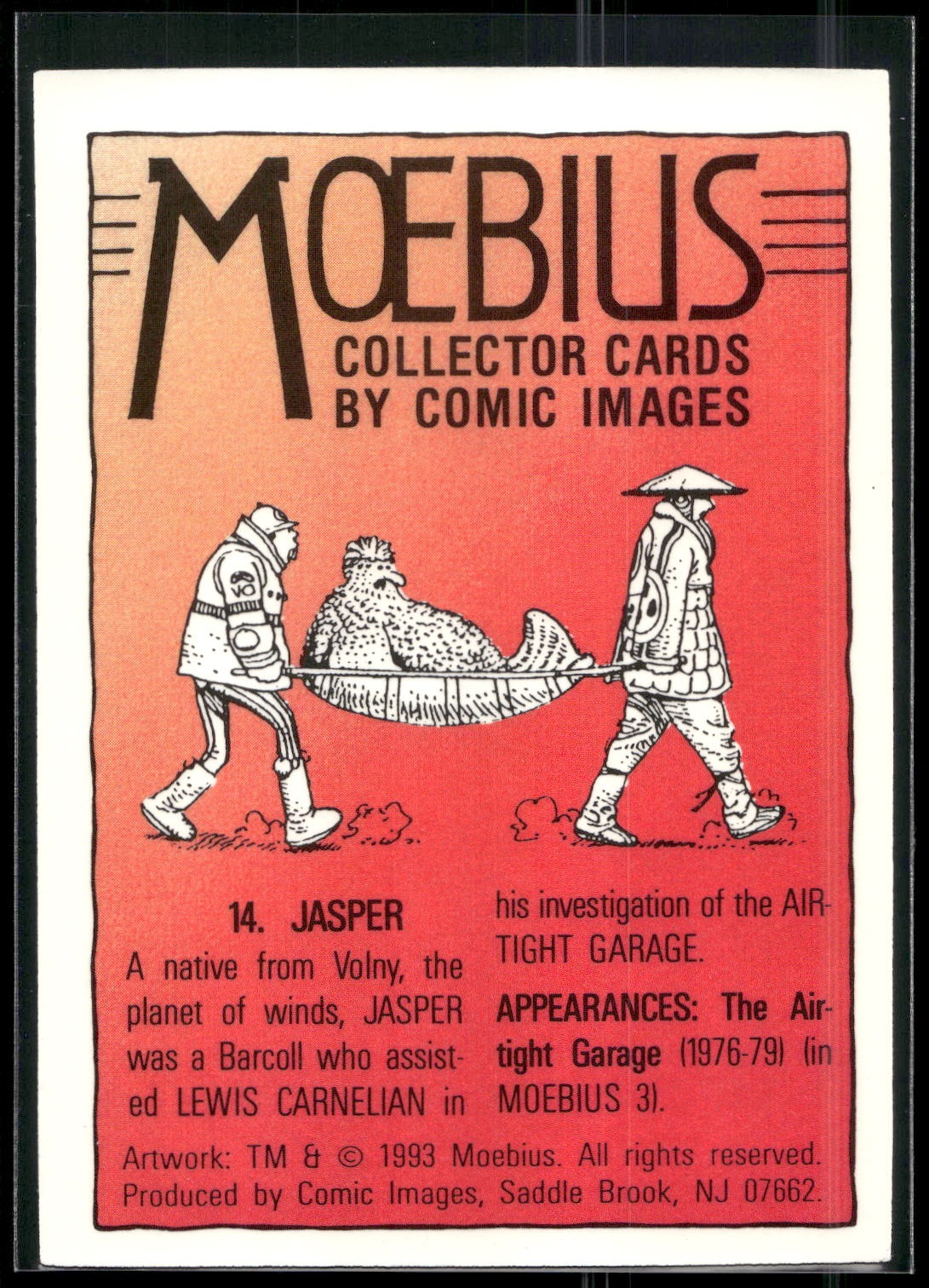 1993 Comic Images Moebius #14 Jasper