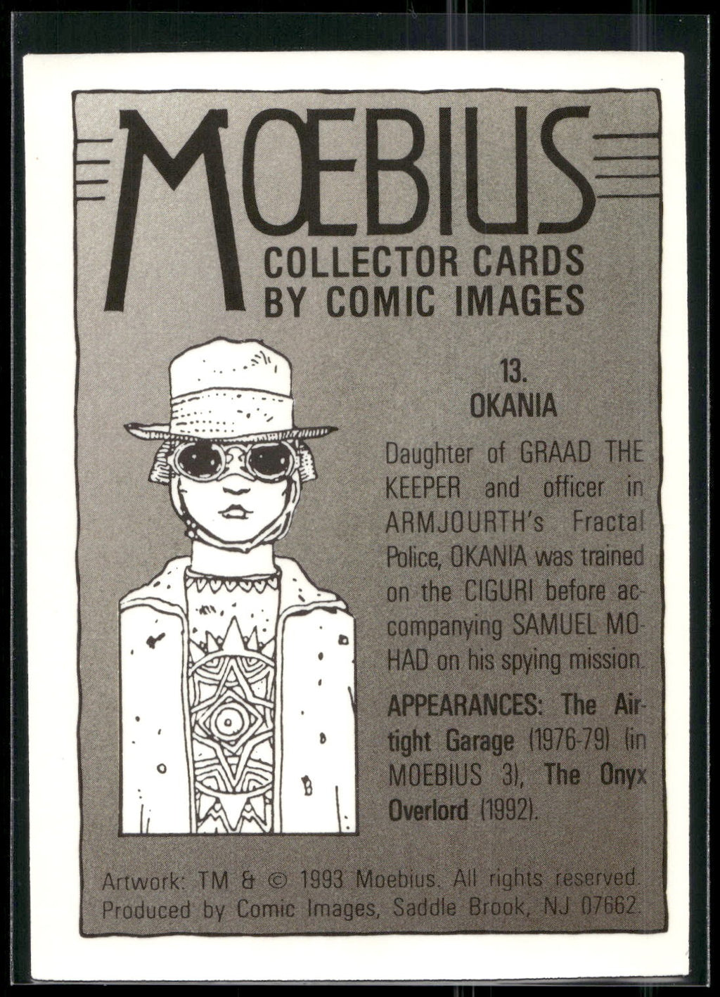 1993 Comic Images Moebius #13 Okania