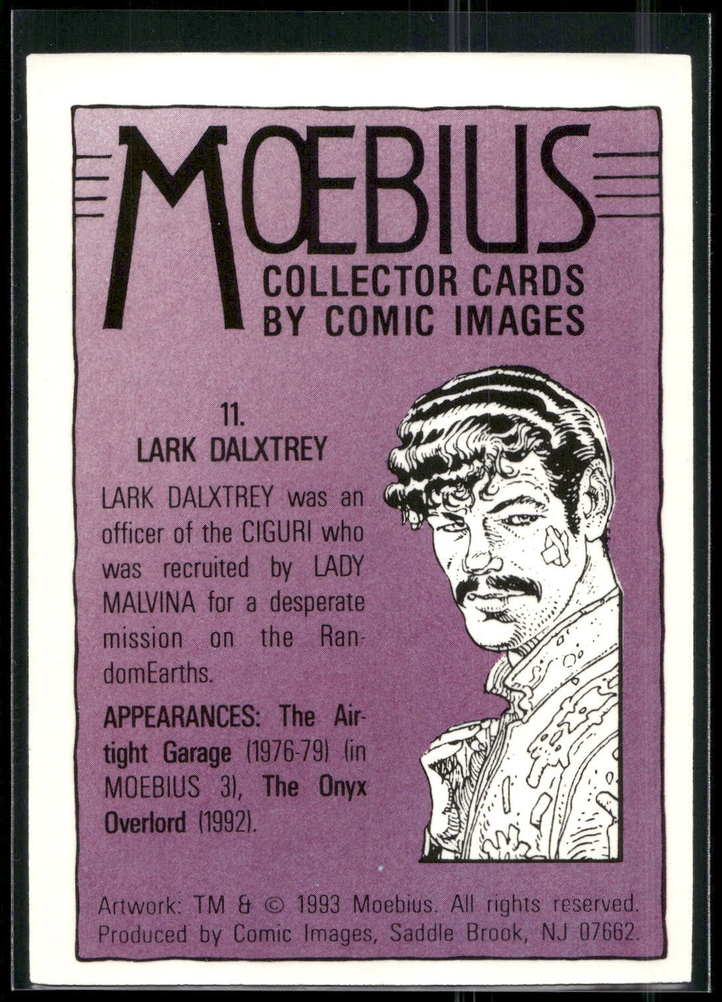 1993 Comic Images Moebius #11 Lark Dalxtrey