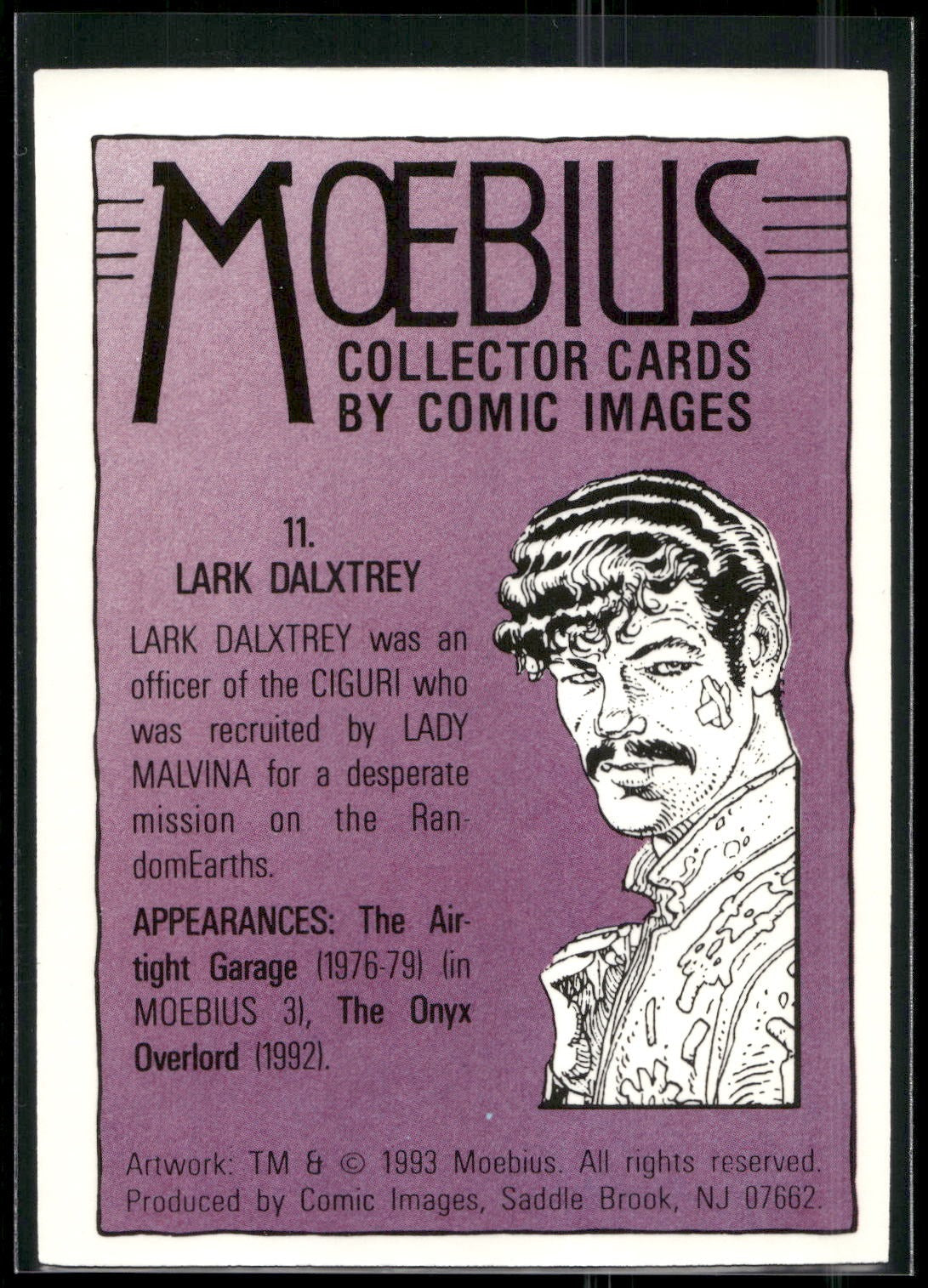 1993 Comic Images Moebius #11 Lark Dalxtrey