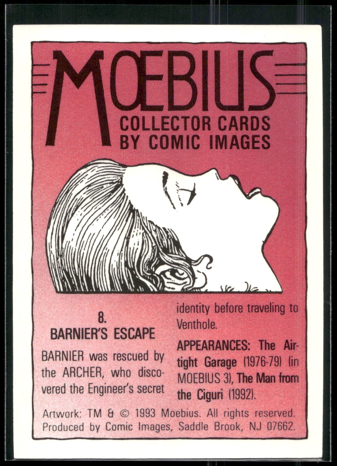 1993 Comic Images Moebius #8 Barnier's Escape