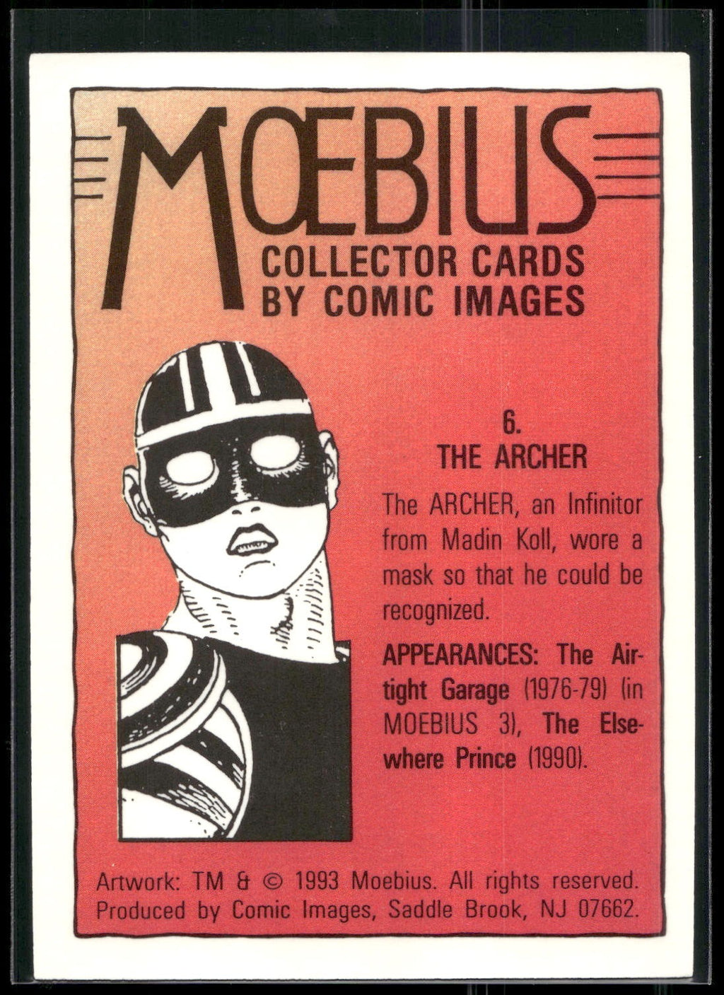 1993 Comic Images Moebius #6 The Archer