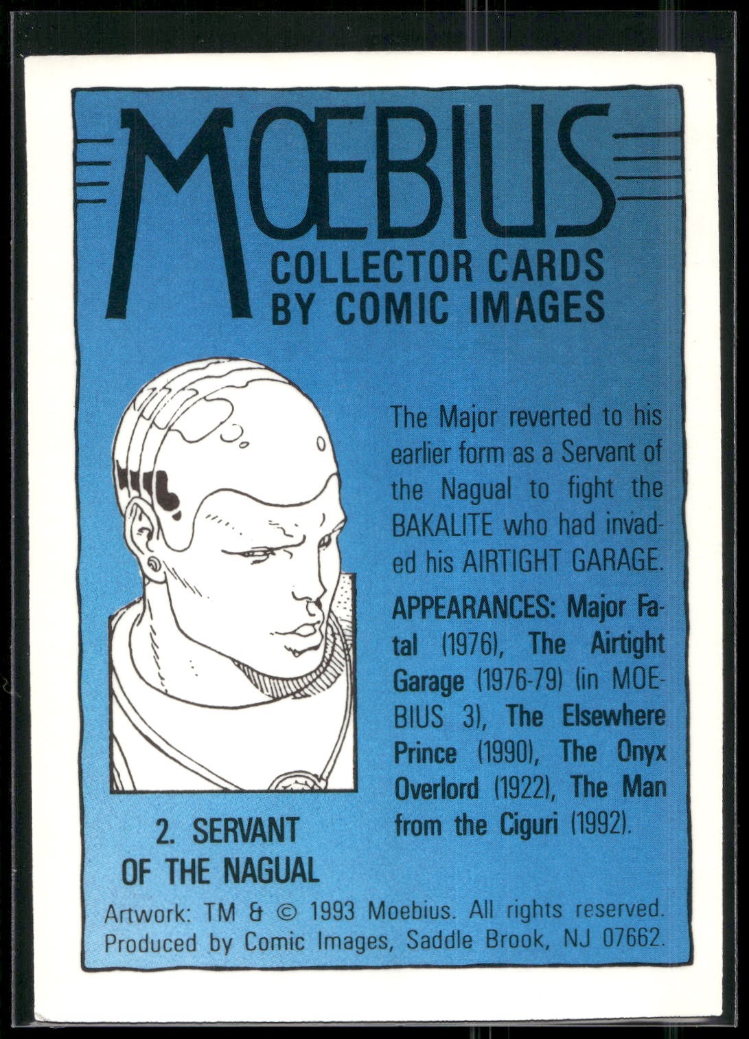 1993 Comic Images Moebius #2 Servant of the Nagual