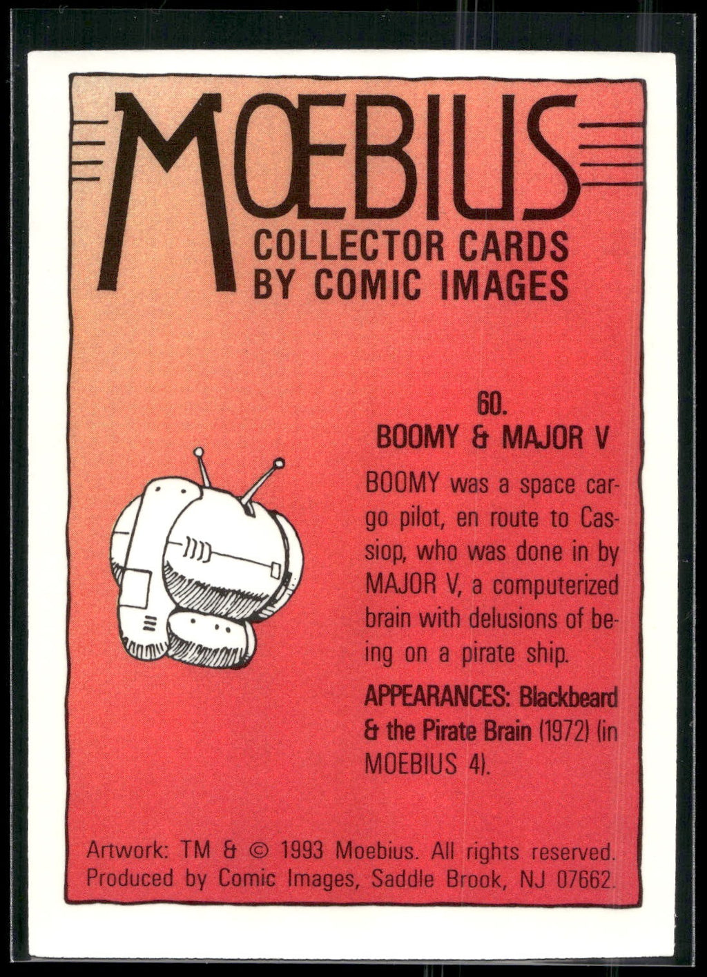1993 Comic Images Moebius #60 Boomy & Major