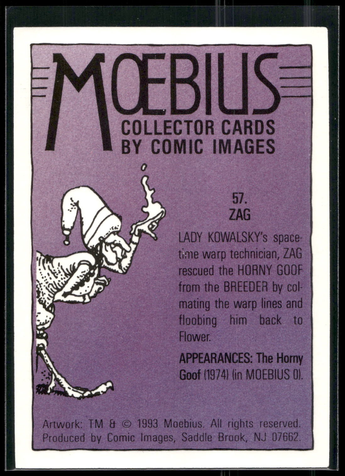 1993 Comic Images Moebius #57 Zag