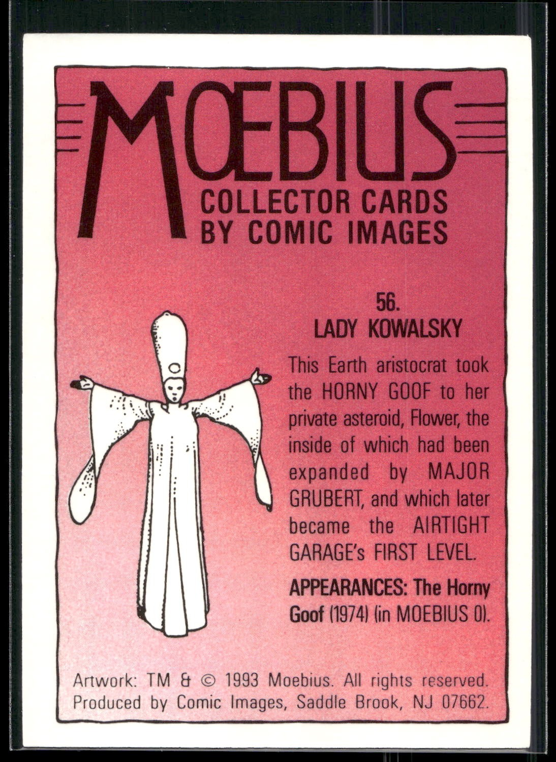 1993 Comic Images Moebius #56 Lady Kowalsky