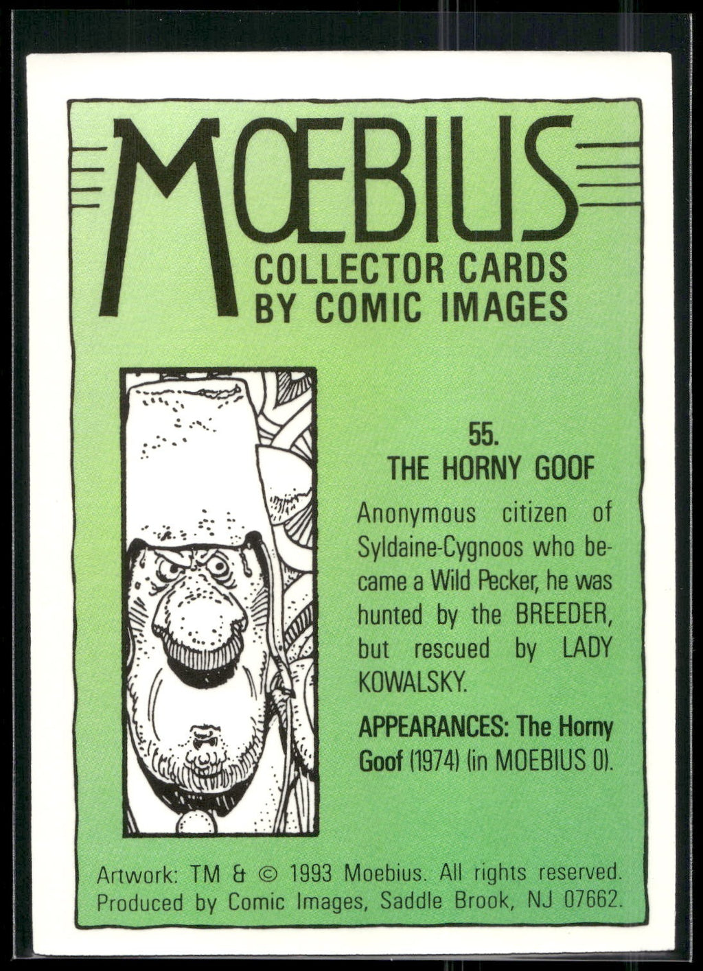 1993 Comic Images Moebius #55 The Horny Goof