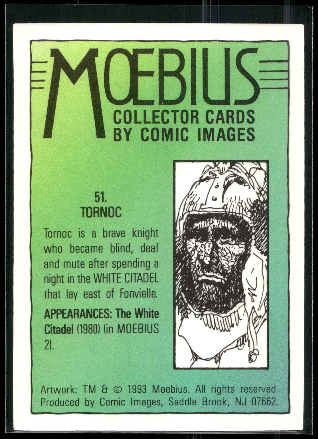1993 Comic Images Moebius #51 Tornoc