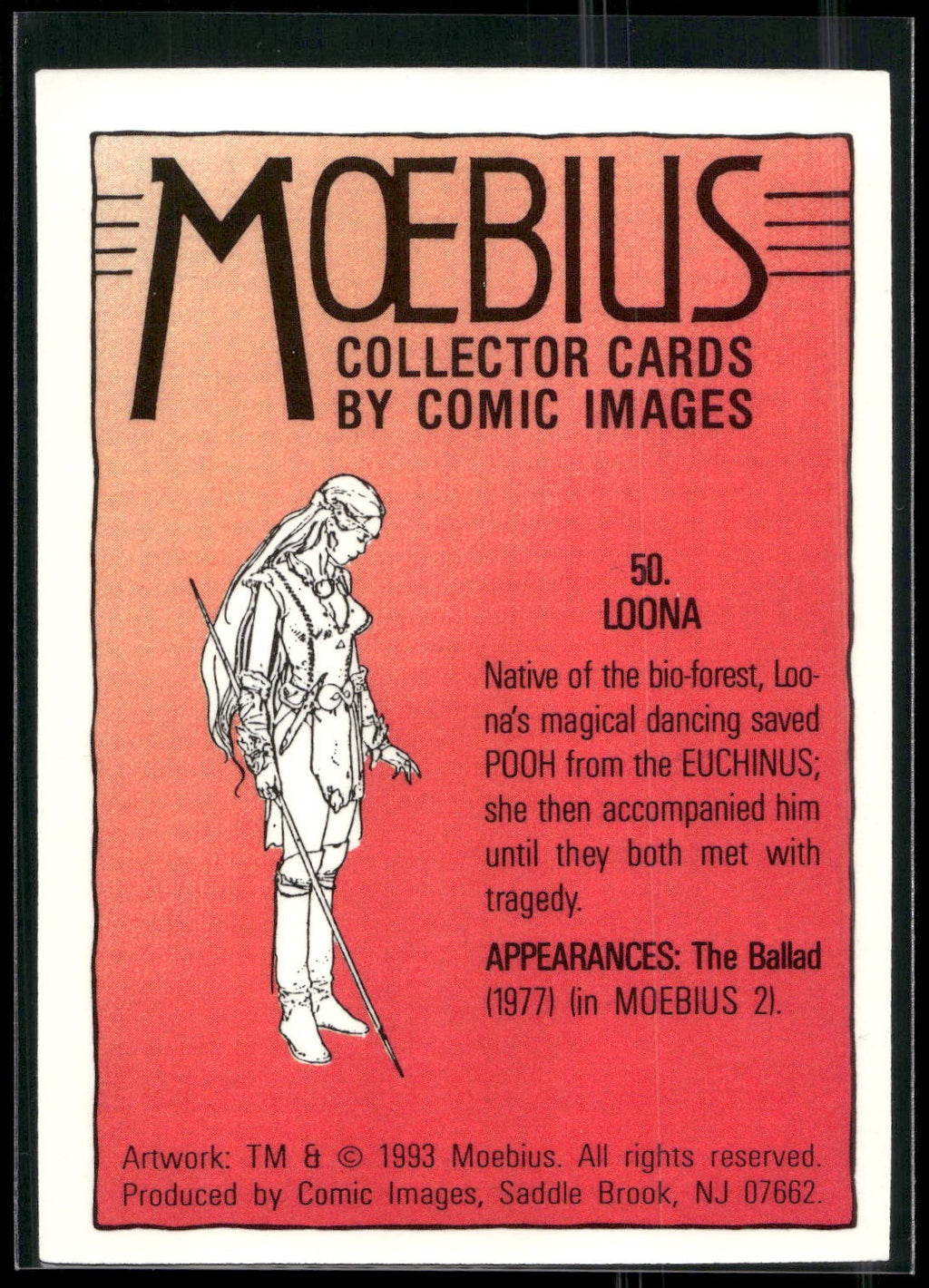 1993 Comic Images Moebius #50 Loona