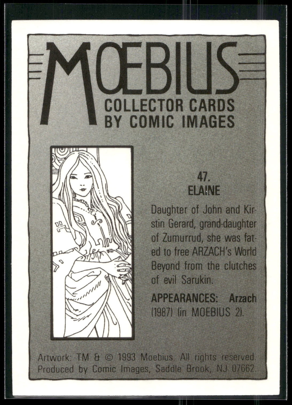 1993 Comic Images Moebius #47 Elaine