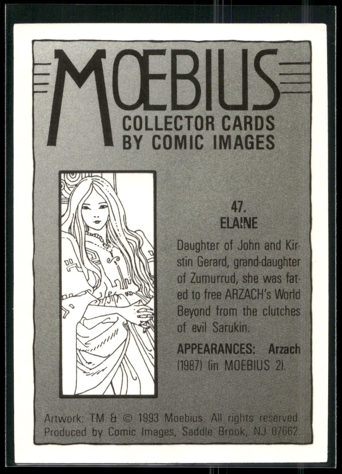 1993 Comic Images Moebius #47 Elaine