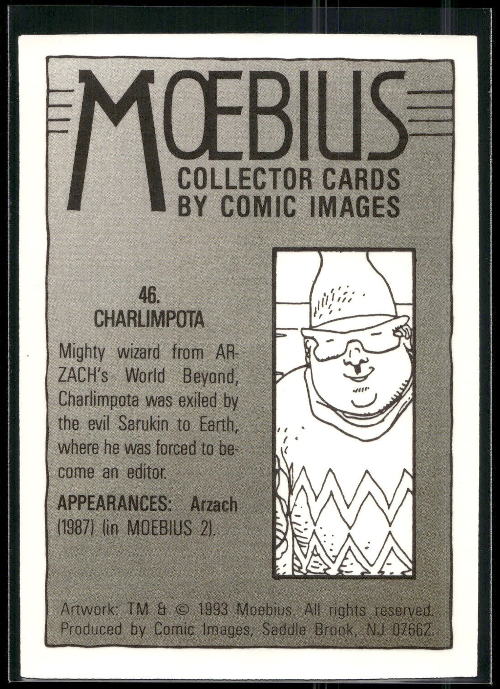 1993 Comic Images Moebius #46 Charlimpota