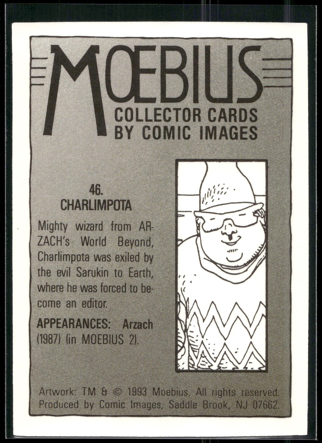 1993 Comic Images Moebius #46 Charlimpota