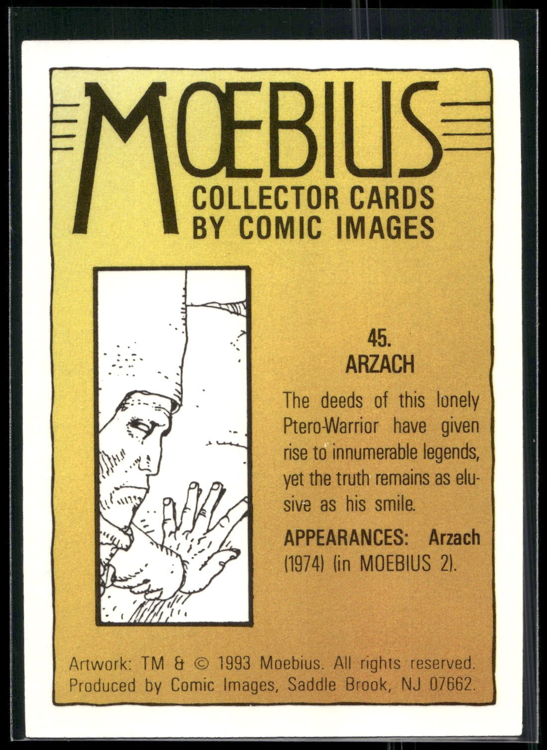 1993 Comic Images Moebius #45 Arzach