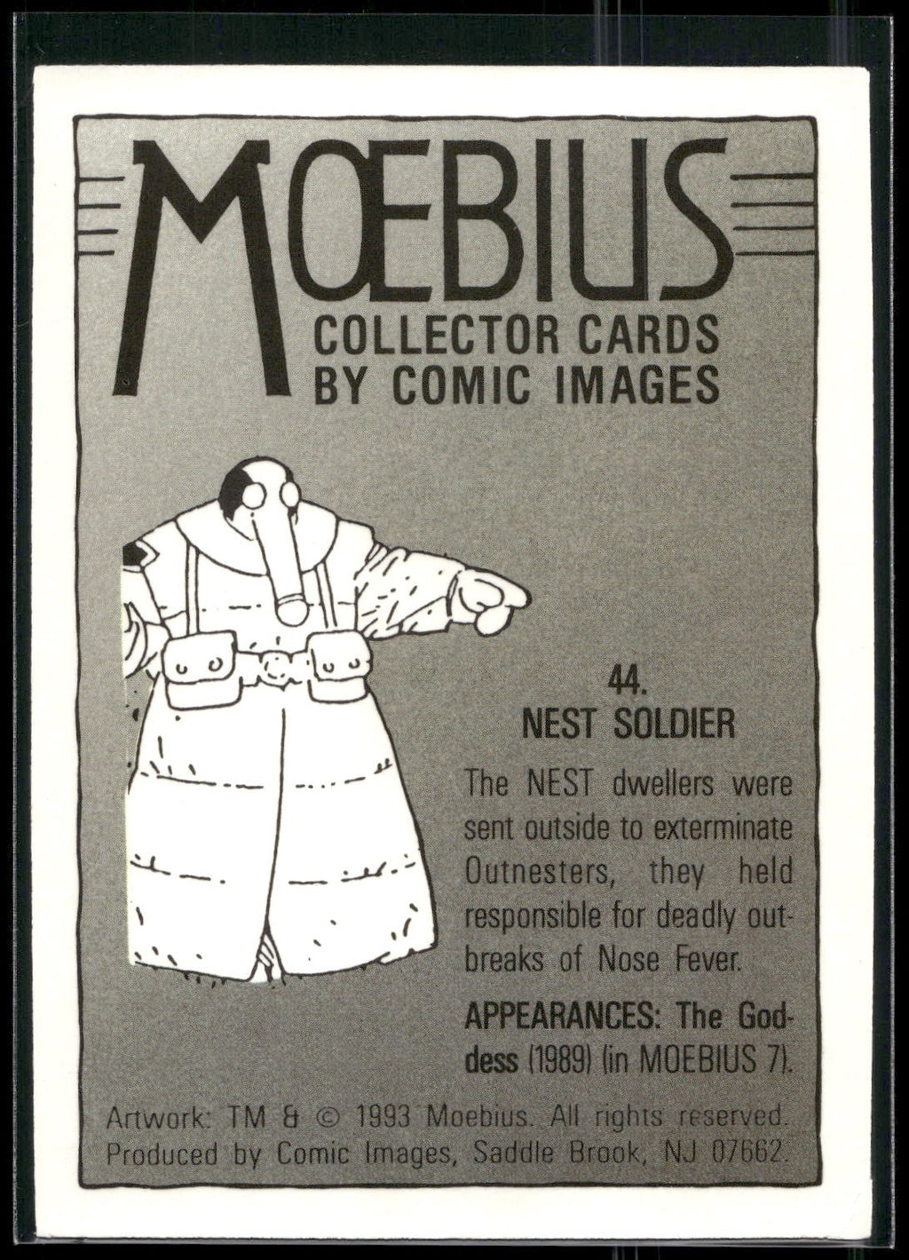 1993 Comic Images Moebius #44 Nest Soldier