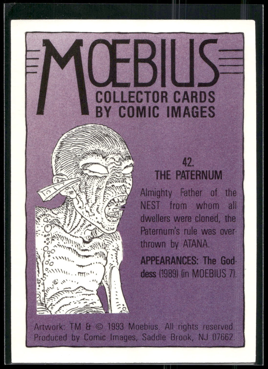 1993 Comic Images Moebius #42 The Paternum