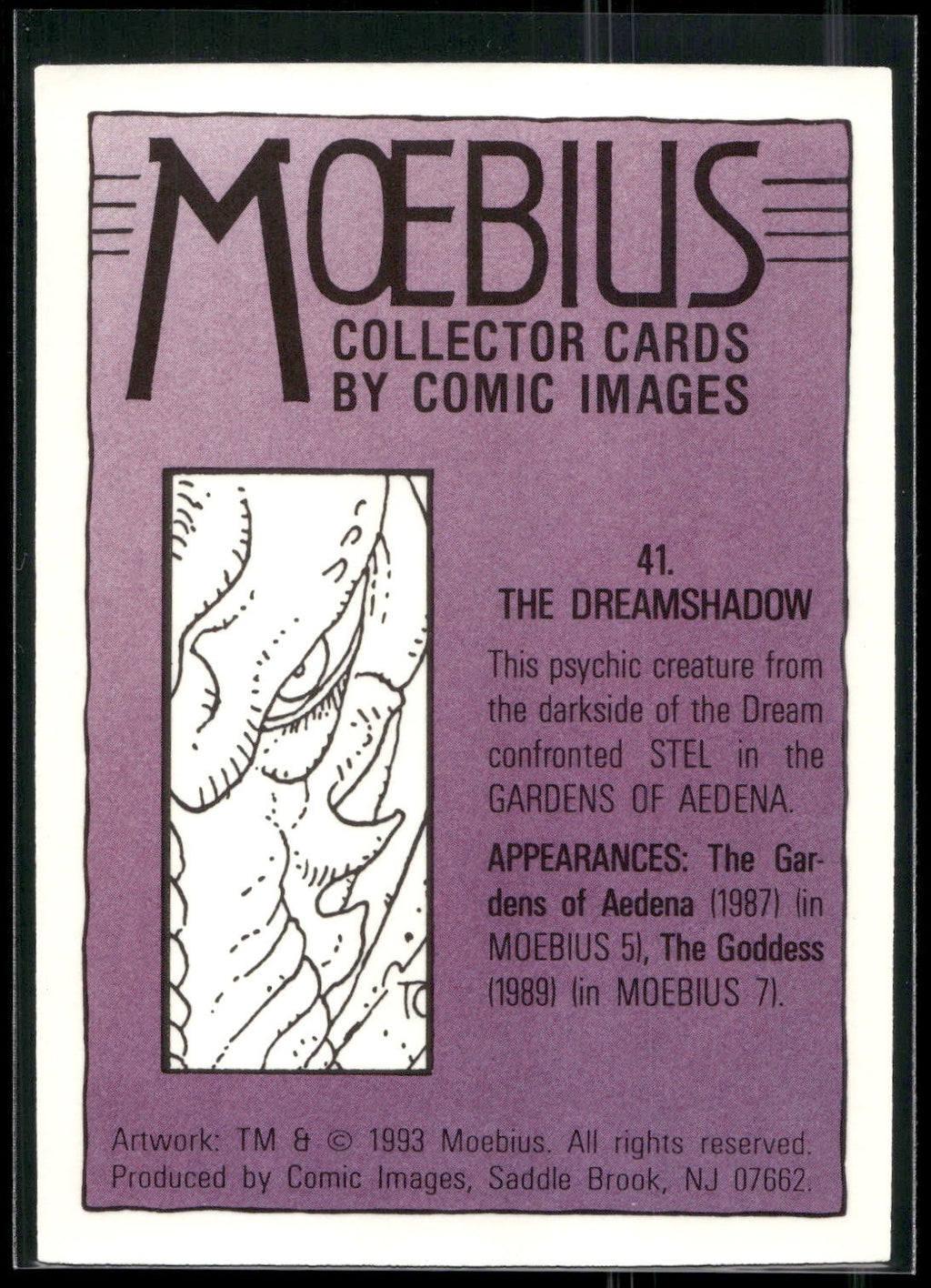 1993 Comic Images Moebius #41 The Dreamshadow