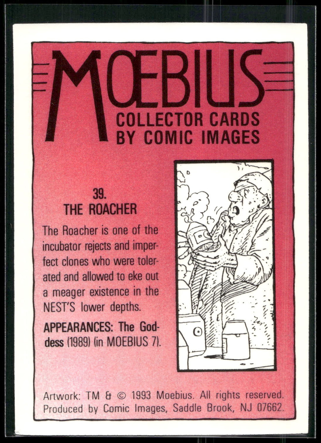 1993 Comic Images Moebius #39 The Roacher