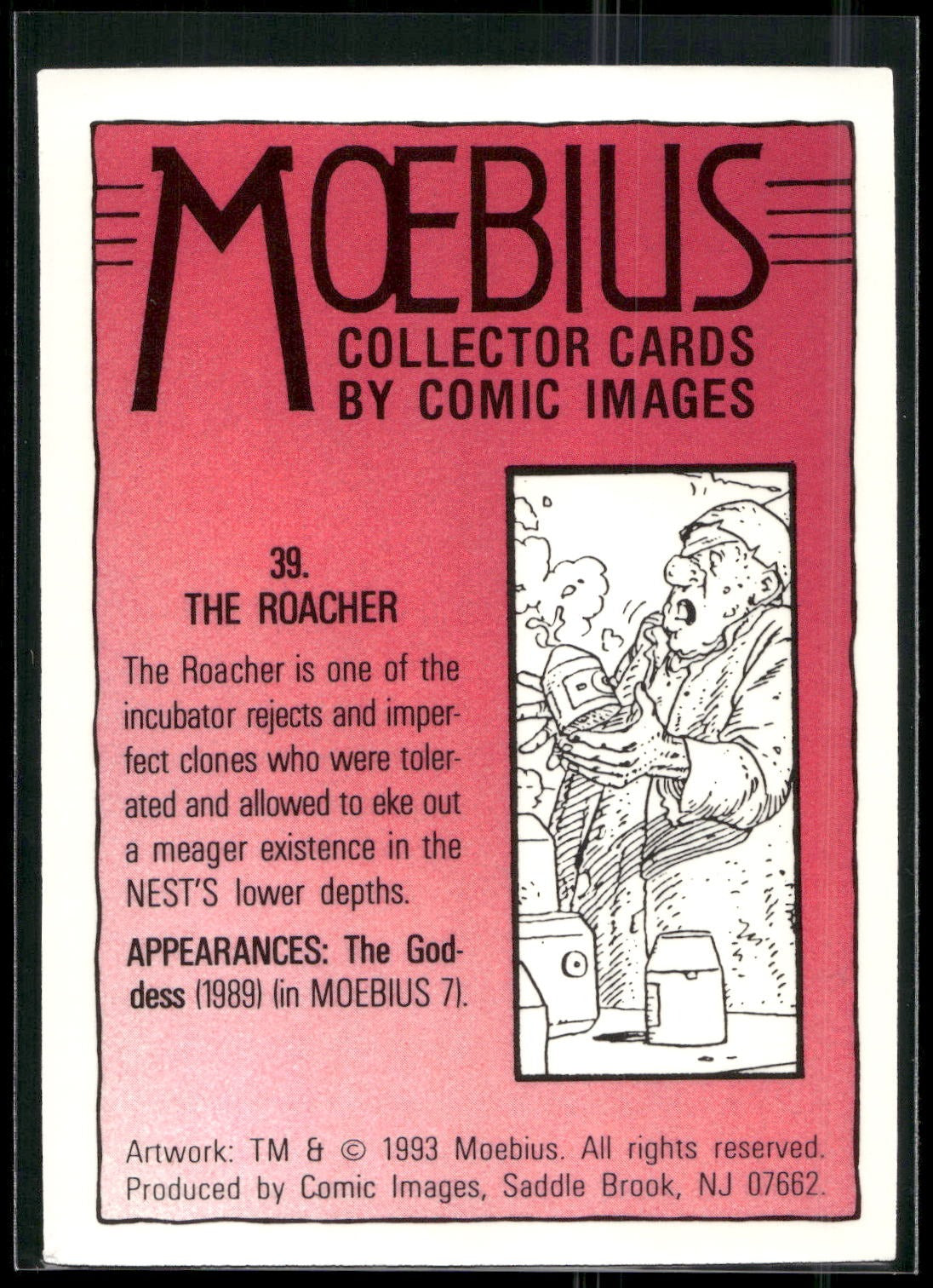 1993 Comic Images Moebius #39 The Roacher