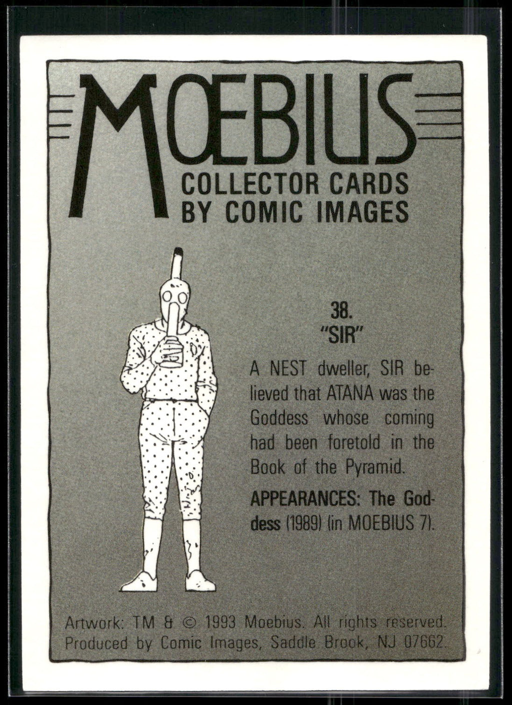 1993 Comic Images Moebius #38 Sir