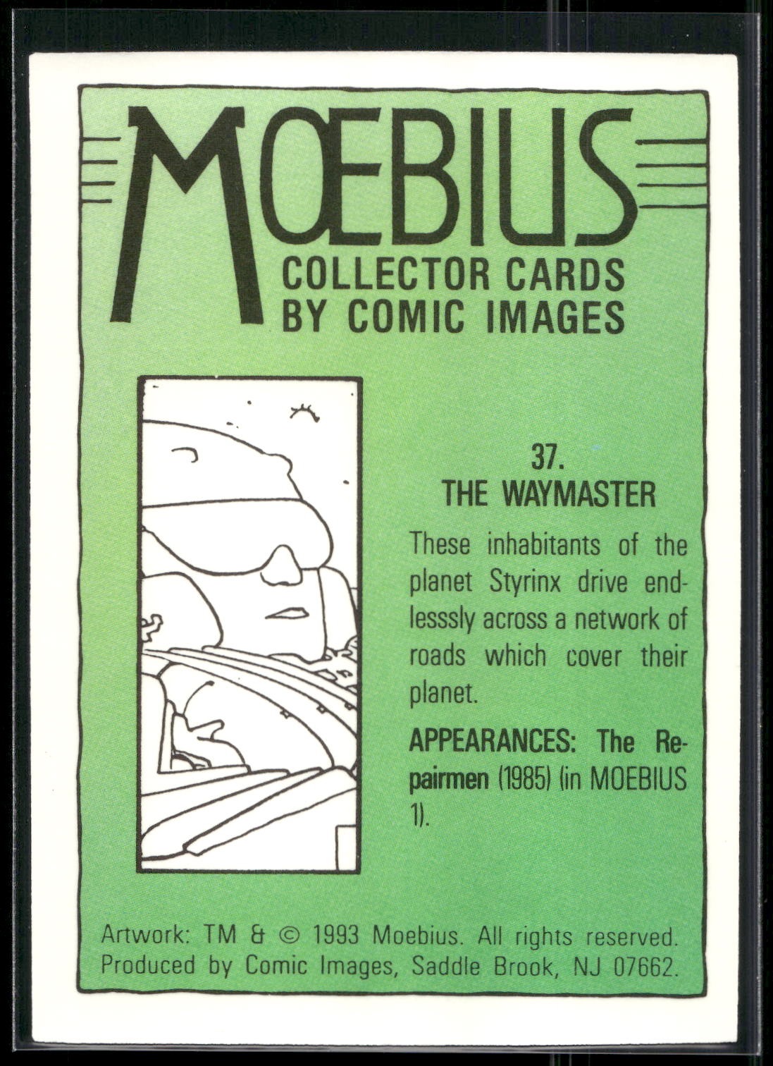 1993 Comic Images Moebius #37 The Waymaster