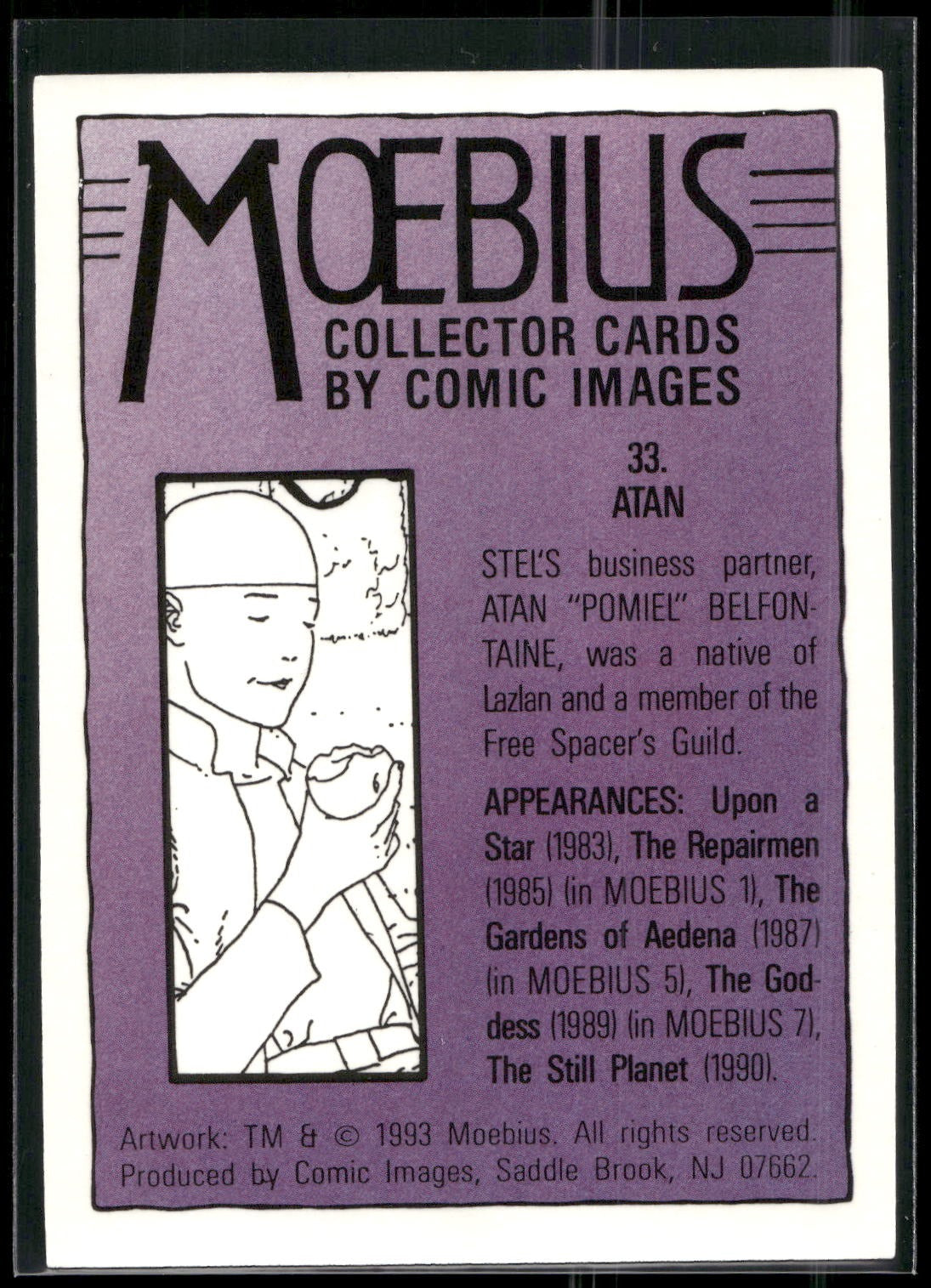 1993 Comic Images Moebius #33 Atan