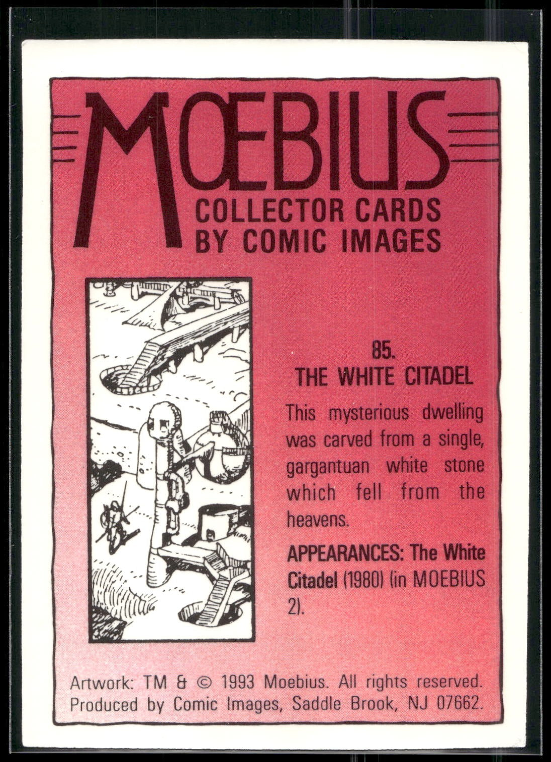 1993 Comic Images Moebius #85 The White Citadel