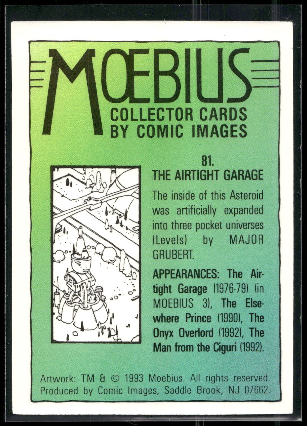 1993 Comic Images Moebius #81 The Airtight Garage