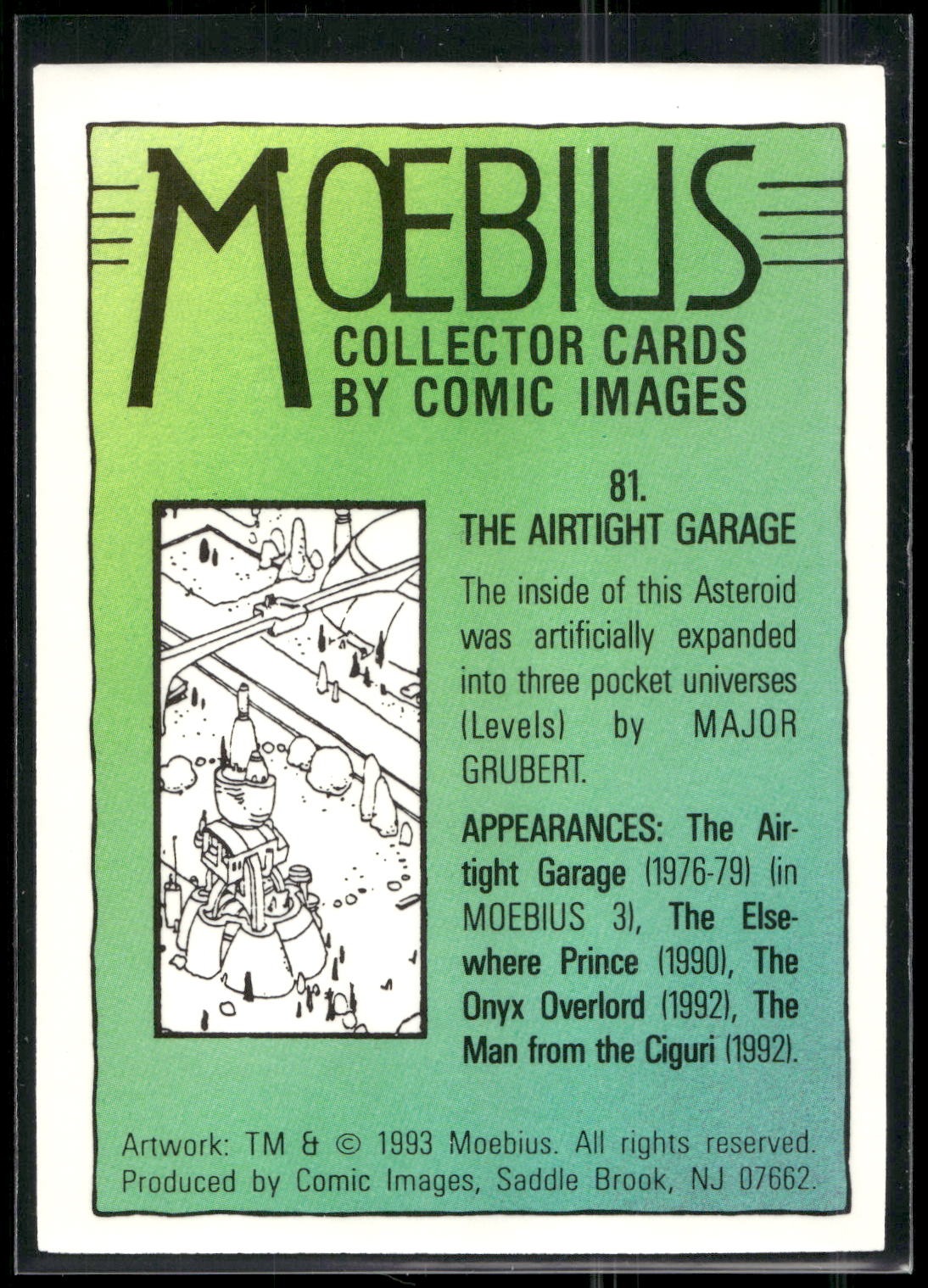 1993 Comic Images Moebius #81 The Airtight Garage