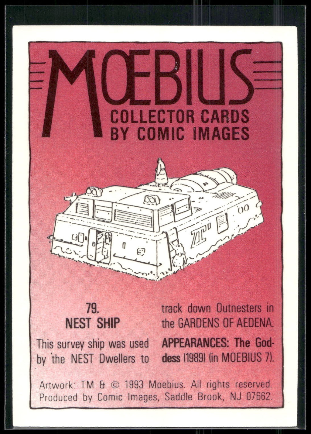 1993 Comic Images Moebius #79 Nest Ship