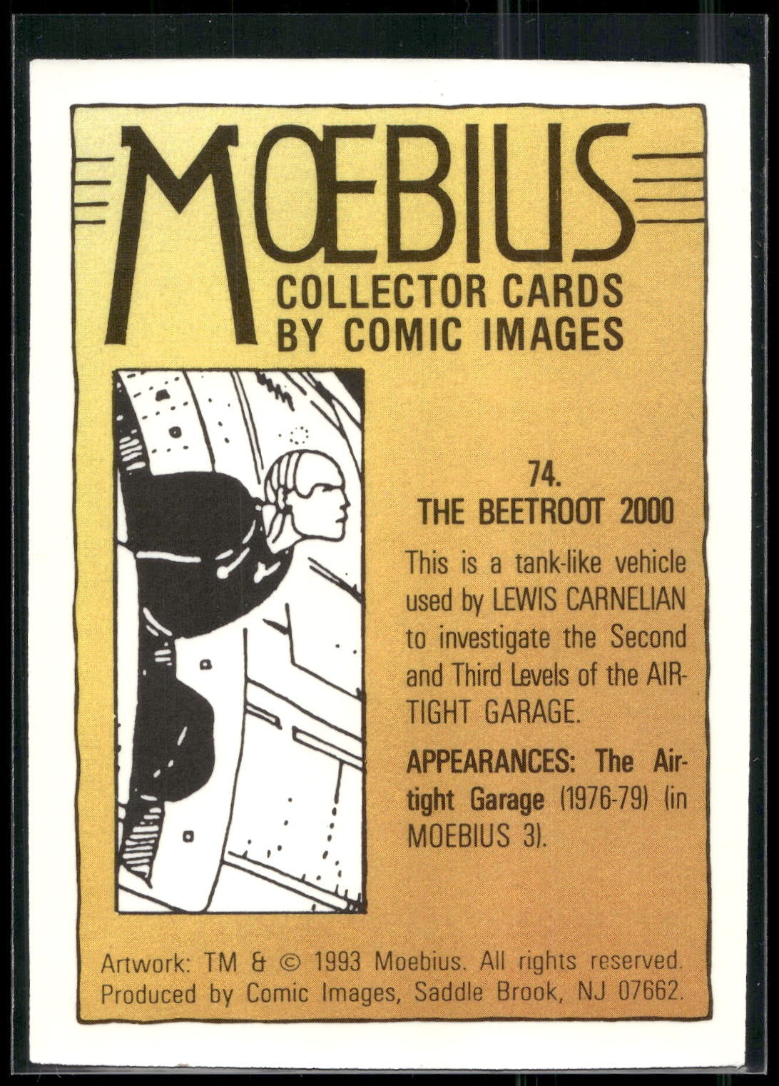 1993 Comic Images Moebius #74 The Beetroot