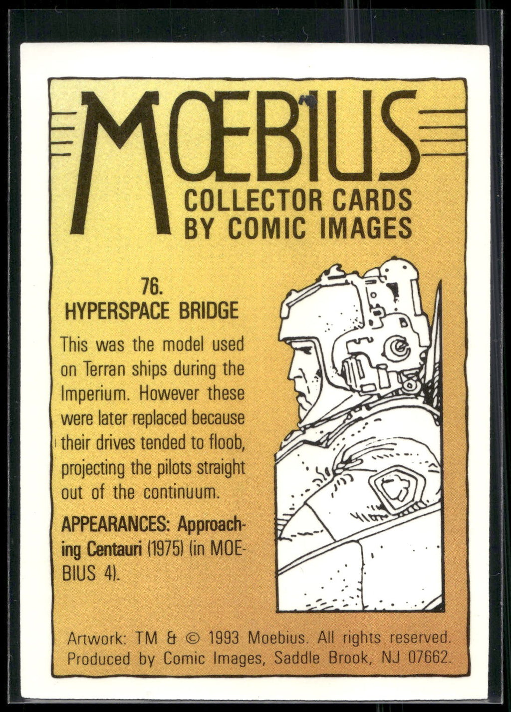 1993 Comic Images Moebius #76 Hyperspace Bridge