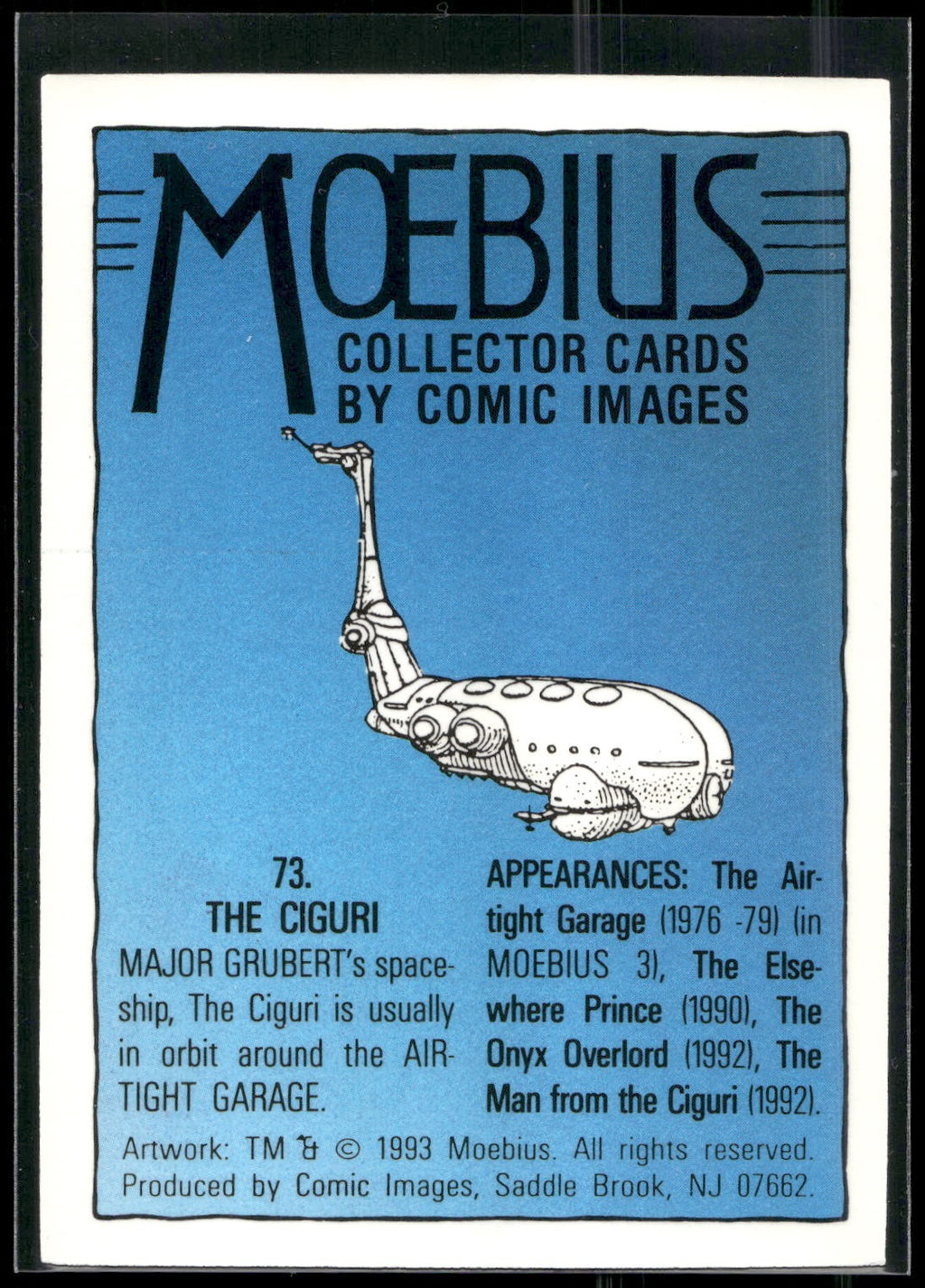 1993 Comic Images Moebius #73 The Ciguri