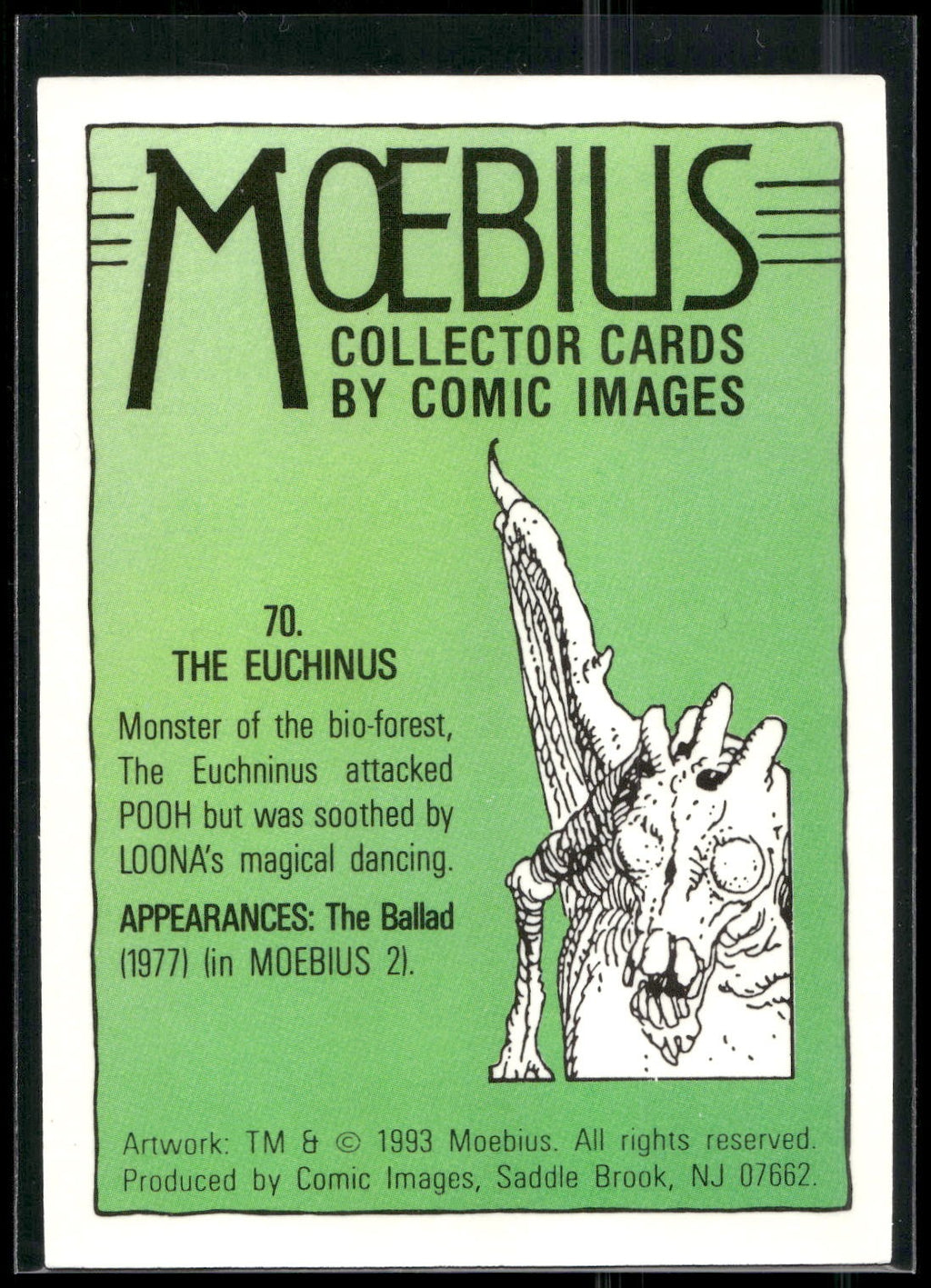 1993 Comic Images Moebius #70 The Euchinus