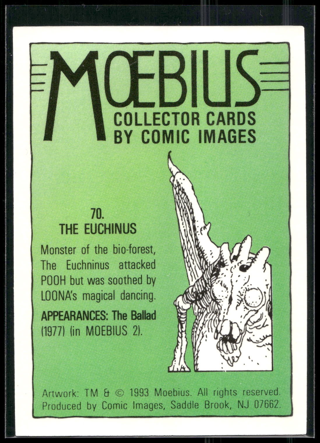 1993 Comic Images Moebius #70 The Euchinus