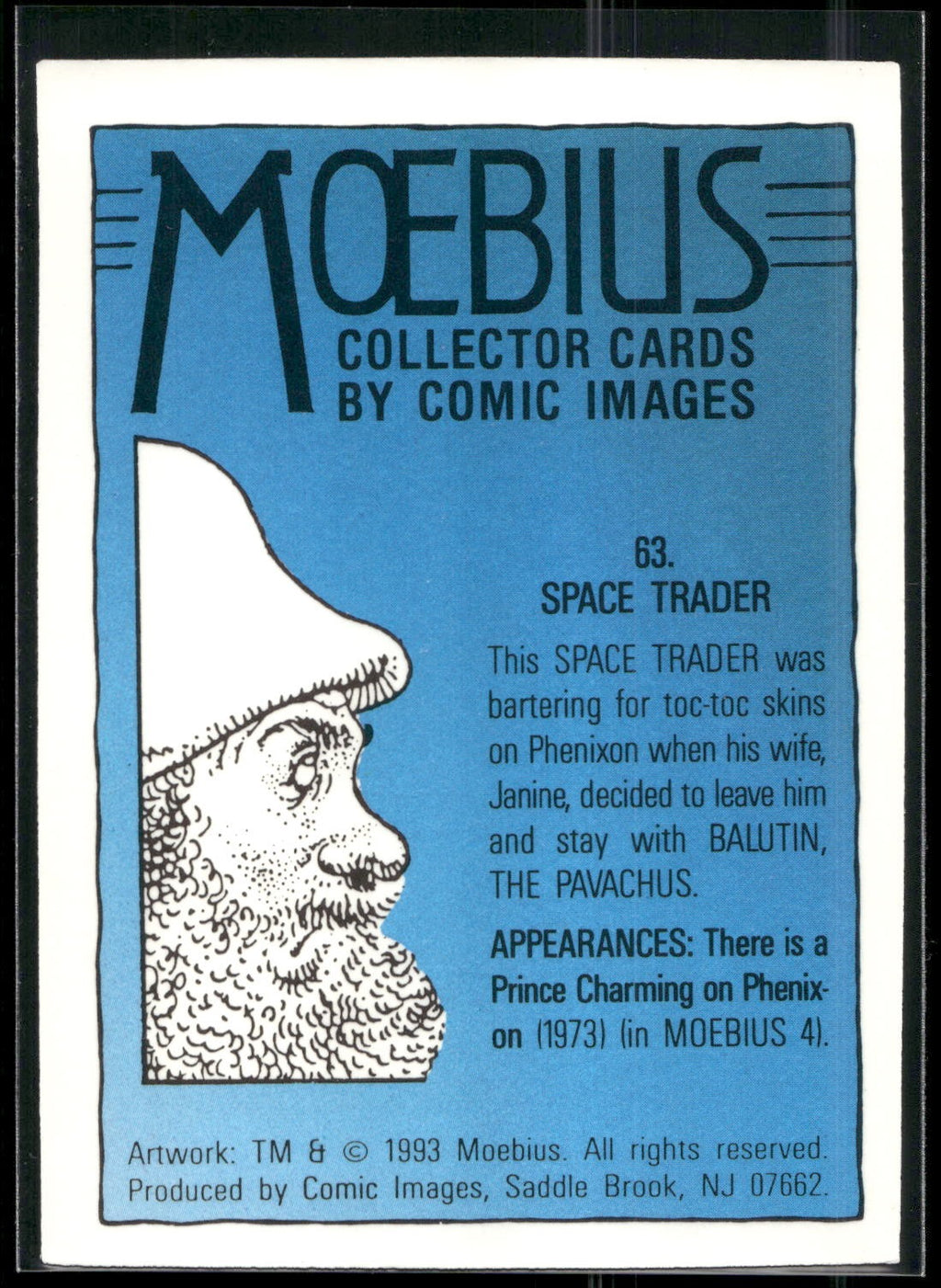 1993 Comic Images Moebius #63 Space Trader