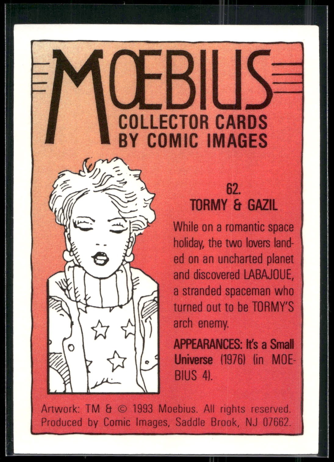 1993 Comic Images Moebius #62 Tormy & Gazil