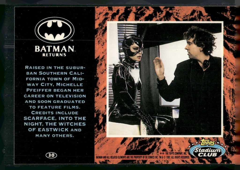 1992 Topps Batman Returns #A Batman Stadium Club